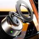LISEN Suction Phone Mount2026 Auto Vacuum 3.0, 360 Adjustable Magnetic Phone Holder for Car Dashboard Universal Magsafe Accessories Gifts for Men Women for iPhone 17 Pro Max Air 16 15 14 13 12