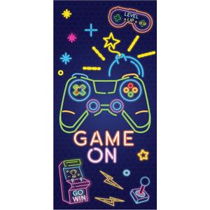 R HORSE Neon Video Game Beach Towel for Kid, 30 x 60 inch Microfiber Absorbent Beach Pool Towel Quick Dry Sand Free Blanket for Summer Pool Party Supplie Bath Sport Travel Swimming Camping