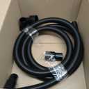 POWERTEC 70347 10 Ft. Dust Collection Hose Kit with 5 Fittings for Woodworking Power Tools Home and Wet/Dry Shop Vacuums