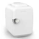 Mini Fridge, Portable Cooler and Warmer Personal Refrigerator for Skin Care, Cosmetics, Beverage, Food,Great for Bedroom, Office, Car, Dorm, ETL Listed (White)