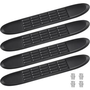 Nerf Bar Replacement Pads Kit for Platinum 3 Nerf Bars 20" Pad with 4 Holes, 19.8" X 3.2"(18.6" Outer Hole Spacing) Durable Non-Slip Running Boards Replacement PadsVerify Tube Size & Hole Spacing