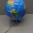 13 Inch Large World Globe for Adult, Educational Globe for Children, Colorful HD World Map Details for Kids Learning, Illuminated Globes Lamp for Kids Gift and Bedroom Office Decor