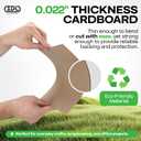 Chipboard Sheets 17" x 11", Pack of 10 - USA-Made Cardboard Sheets