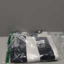 4 Pack Waterproof Pillow Covers Outdoor Throw Pillowcases Decorative Garden Cushion Case for Home Garden Patio Couch Balcony Striped (18 * 18 inch, Black & White)