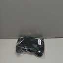 Lilosy High Waisted Tummy Control Ribbed Bikini Crop Top Brazilian Swimsuit Set 2 Piece (Small, Black)