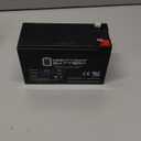 ML7-12 - 12 VOLT 7.2 AH SLA BATTERY - Mighty Max Battery brand product, black