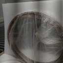 sawsile Oval Wood Mirror, Rustic 24x30 Inch Wooden Farmhouse Decorative Vanity Natural Mirrors for Bedroom, Bathroom, Living Room, or Entryway (Nature)