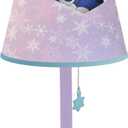 Disney Frozen Table Lamp with Die Cut Shade, Pink , Blue