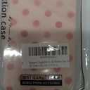 Skyseaco Compatible with iPhone 15 Pro Case Cute Polka Dot Phone Case Soft Slim TPU Shockproof Phone Cover Full Camera Protection for Women Girls - Pink