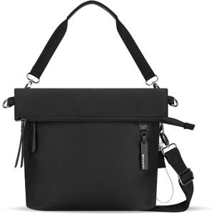 Sherpani Vale Anti-Theft Versatile Crossbody Bag, Fashion Tote Bag, Travel Shoulder Bag, Designer Handbag for Women (One Size, Carbon)