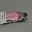 Sleep Masks 4 Pack Silky Eye Cover Soft Satin Blindfold Elastic Strap Night Eye Shade for Women Men (Black, Silver, Pink and Navy)