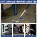 FPP-1 FPP1 Telescopic Filter Puller Pusher Tool with Magnet for HVAC Maintenance, Extends 12 Inches to 7 Feet, Heavy-Duty HVAC Air Filter Tool for Technicians and DIY Homeowners