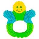 Windmill Baby Teething Toys, 2in1 Silicone Teether & Montessori Sensory Rattle Toy, BPAFree Food Grade Baby Teether, 612 1218 Toddler Boy Girl Essentials for Teething Relief, Green
