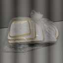 Lzerking 13pcs Dessert Table Display Set, 6 3-Tiered Cupcake Stands (3round & 3square) with 4 Trays & 3 Tongs, White Gold Plastic for Wedding, Tea Party, Baby Shower Decor, Birthday Party Decoration