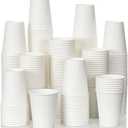 AOZITA 1200 Pack 12 oz Disposable Paper Coffee Cups, White Paper Hot/Cold Beverage Drinking Cup for Water, Juice, Coffee, Tea