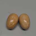 Wood Egg Shakers Set, Musical Percussion Instruments, Natural Finish (2 PCS)