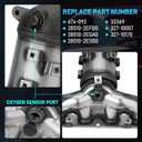 Front Catalytic Converter Compatible With Hyundai Elantra 2017-2020 Kia Forte SX S EX LX L 2017-2018 Kia Forte5 EX 2020-2021 Replace#674-092 28510-2EFB0 28510-2ESA0 28510-2ESB0