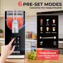 Slushie Machine No Ice Needed,64OZ Slushy Machine for Home with Auto-Clean Function,Commercial Frozen Drink Maker,6 Pre-Set Programs,LED Display,Frozen Margaritas,Frappés,Milkshake ﻿ (EXP 08/20/36)