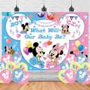 Gender Reveal Birthday Party Supplies Backdrop 5x3 Happy Birthday Background Photography Gender Reveal Party Decorations Banner Photo Booth Props