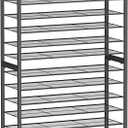 Simple Trending 12 Tier Shoe Rack Holds 60 Pairs, Sturdy Tall Shoe Organizer, Heavy Duty Large Metal Stackable Shoe Shelf for Entryway, Closet, Bedroom, Black