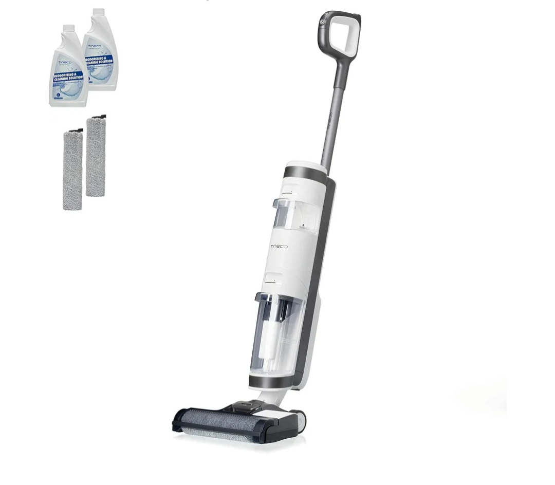 Tineco iFLOOR 3 Breeze Complete Wet Dry Vacuum Cordless Floor Cleaner and Mop One-Step Cleaning for Hard Floors