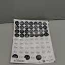 124 His Her Favorite Stickers (62+62), Black and White 1 Inch Big Round Glossy Labels, Wedding, Bridal Shower Favor Labels, Great for Gift Bags, Envelope Seal, Boxes, Tags, Bride and Groom Supplies.