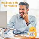 3 x MBL Gifts for Husband Valentines Anniversary - Valentine's Day Funny Crochet Duck Wedding Birthday Christmas Stocking Stuffers Father's Gift for Husband Him Men Boyfriend from Wife, I Duck Love You