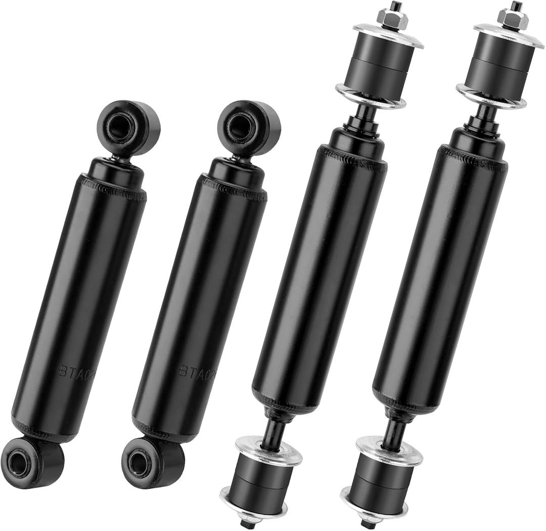 Golf Cart Shocks Front & Rear Shock Absorbers Kit Compatible with Club Car DS G&E 1988-2007 DS electric 1981-up DS gas 1997-up Precedent gas 2004-up Precedent G&E 2004-up Tempo Replace#1014235 1014236
