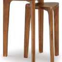 Signature Design by Ashley Brynnleigh Contemporary Nesting Accent Table, Set of 2, Light Brown