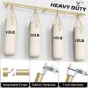 Gold Double Curtain Rod, 36 to 60 Inch Dual Curtain Rods with Aluminium Modern End Cap Finials, 1 Inch Adjustable Heavy Duty Window Treatment Rods, Telescopic Metal Double Drapery Pole Set