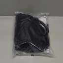 IHOT Women's Sexy V Neck Long Sheer Sleeve Velvet Faux Wrap Ruched Sheath Bodycon Cocktail Party Dress Black L 