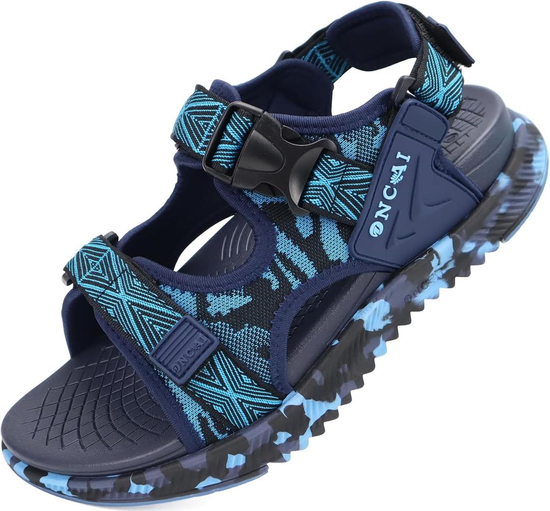 ONCAI Men's Hiking SandalsArch Support Orthopedic Recovery Walking Sandal with Adjustable Strap Outdoor Summer Water Camouflage Mesh Athletic Sports Shoes US Size 7-15