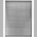 HVAC Premium 24" x 36" Cube Core Eggcrate Return Air Filter Grille for 1" Filter - Aluminum - White [Outer Dimensions: 26.5" x 38.5"]