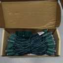 Christmas Lights LED Commercial Mini LED String Lights, 120V UL, Green Wire Xmas Lights for Indoor & Outdoor Use, Holiday Party Decorations, Trees, Light Displays (Cool White, 17FT)