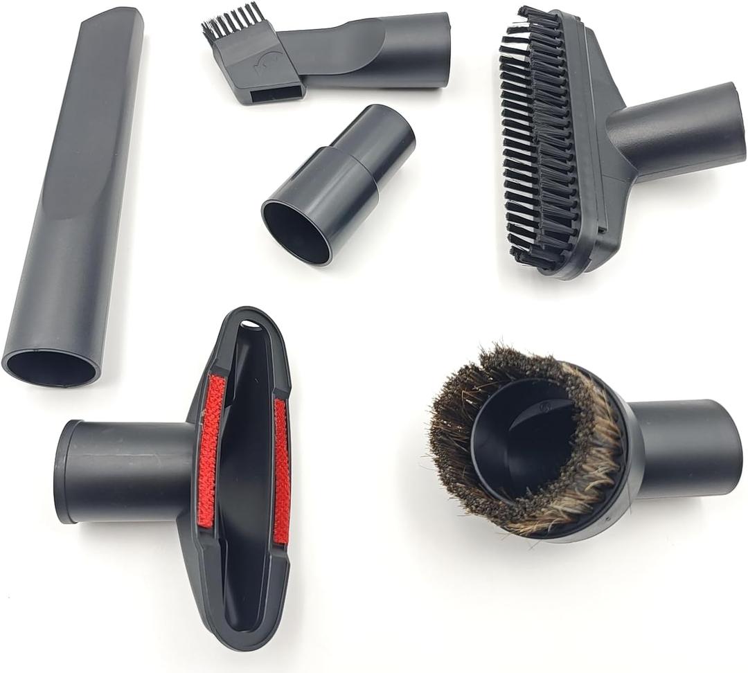Vacuum Attachments 32mm (1-1/4 inch) &35mm (1-3/8 inch) Vacuum Cleaner Accessories Brush Kit Fits Vacuum Cleaner