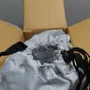 Air Mattress Queen with Built in Pump,18'' Inflatable Mattress 2 Mins Self-Inflation/Deflation,Thicker Blow up Mattress Leak-Proof,Flocked Top Air Bed with Storage Bag for Home, Camping & Guests (Grey)