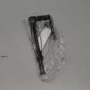 Paper Towel Holder Under Cabinet, Single Hand Operable Wall Mount with Damping Effect, Self-Adhesive or Drilled for Kitchen Bathroom, Black