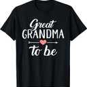 Great grandma to be T-Shirt, Size Small