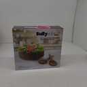 SullyHÔME 12" Acacia Wood Salad Bowl with Serving Spoons