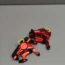 Hycline Zoom Hydraulic Disc Brake Calipers: HB-100 MTB Bike Brake Caliper Front + Rear Set for Mountain, Road Bicycle and E-Bike (Red)