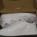 Vostey Men's Casual Shoes Fashion Sneakers Breathable Business Sneakers for Men (10.5 white)