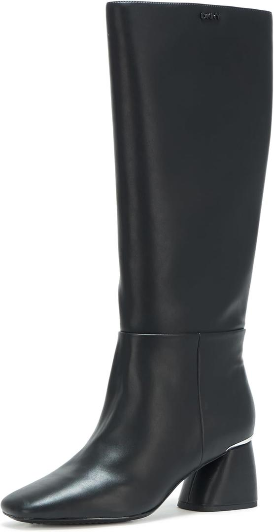 DKNY Women's Cana Knee High Heeled Riding Boot (7)
