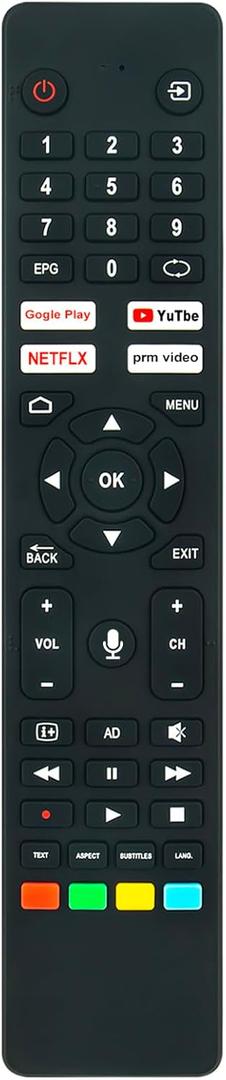BT-VoiceRC-20-1 Replacement Voice Remote fit for Sharp Smart TV