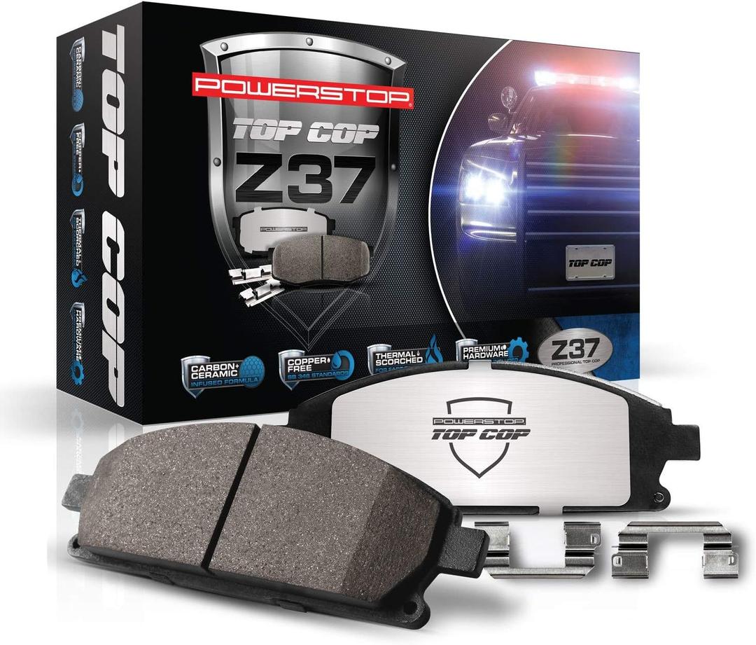 Power Stop Z37-1404 Front Z37 Top Cop Severe-Duty/Fleet Brake Pad