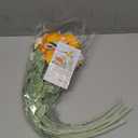 Lumoslyy Silk Peonies Flowers Ranunculus Artificial Flowers 6pcs Spring Flowers Peony Bouquet for Home Decoration Fake Flowers Peony Arrangements (Orange)