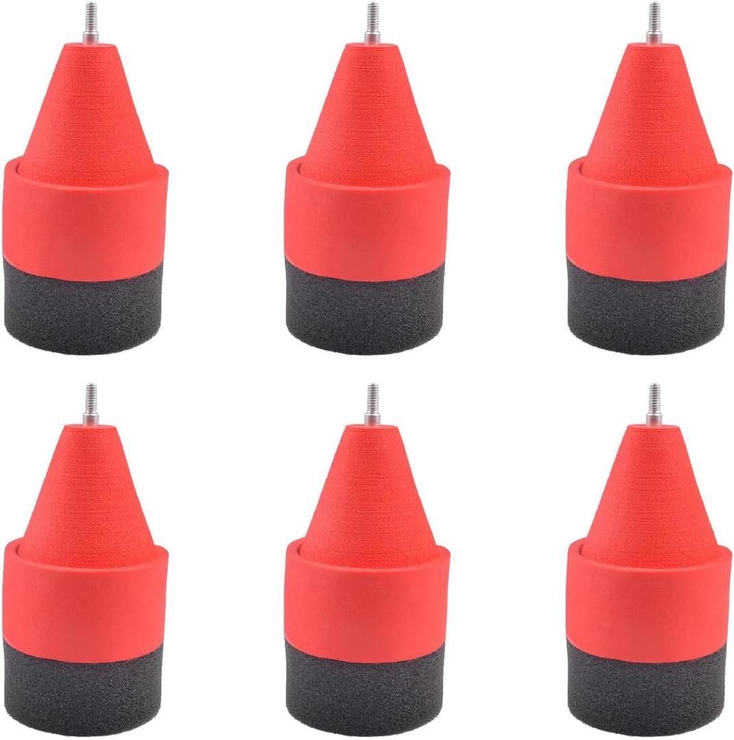 YLS Foam Arrow Tips Arrowhead Soft Sponge Arrow Heads Game Practice Broadheads Tips for Archery Combat Game CS Shooting Targeting