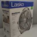 Lasko Wind Machine Fan, Air Circulator Fan with 3 Speeds, 20" Model 3300, Gray