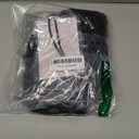 Short Black Wig for Men with Mustache and Bolo Tie for Mens Funny Costume 70s 80s Shag Cosplay Wig for Halloween Party