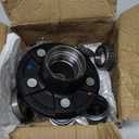 iBroPrat 1 Sets Trailer Hub Kit 5 Bolt 4.5, Trailer Axle Kit for 3500 lb 5 Lug Trailer Hub with Extra Dust Cap and Rubber Plug Fits 1-1/16'' to 1-3/8" Trailer Axles 3500lb #84 Spindle