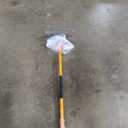 Thatch Rake for Lawns - Heavy Duty Metal Dethatcher with Fiberglass Handle, 58 Inches